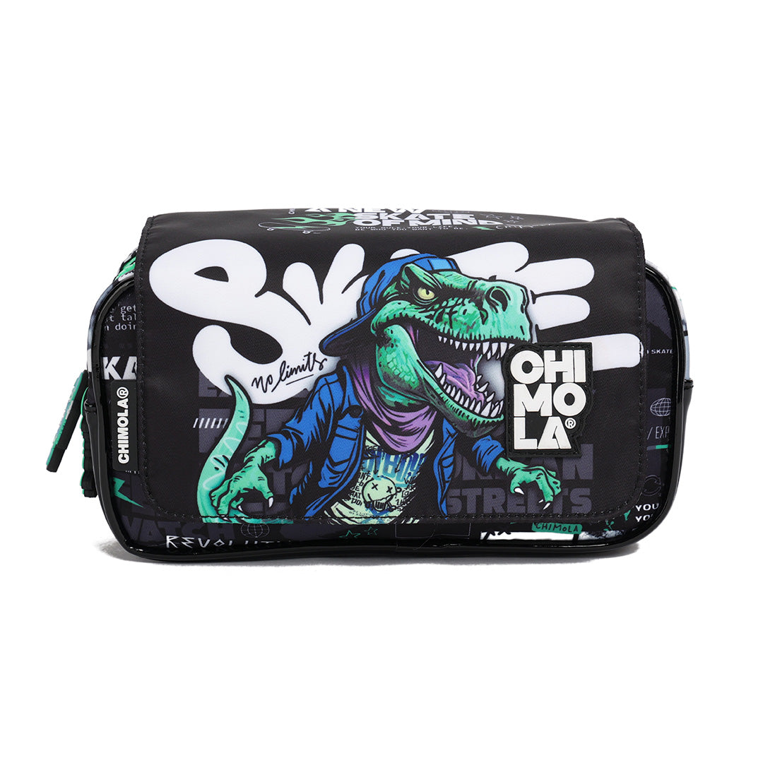 Dino Skater Pencil Bag