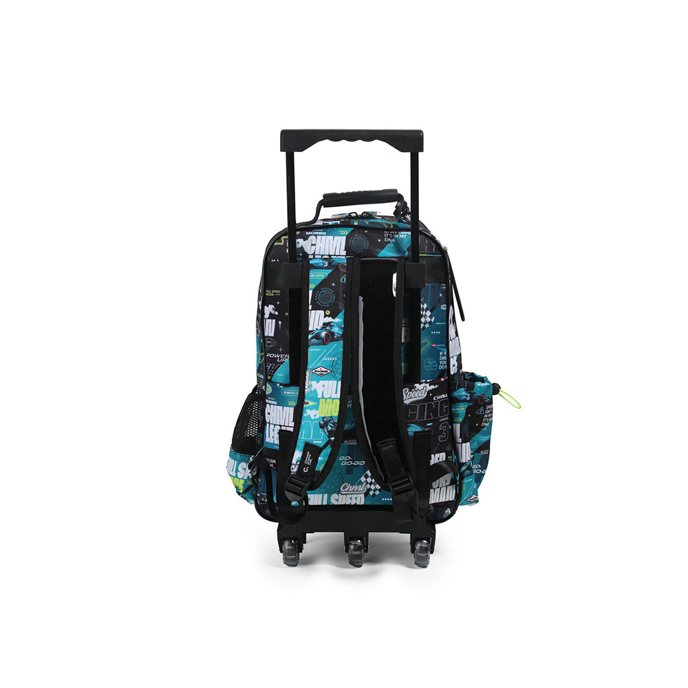 F1 Racing Car 18-Inch Trolley Backpack