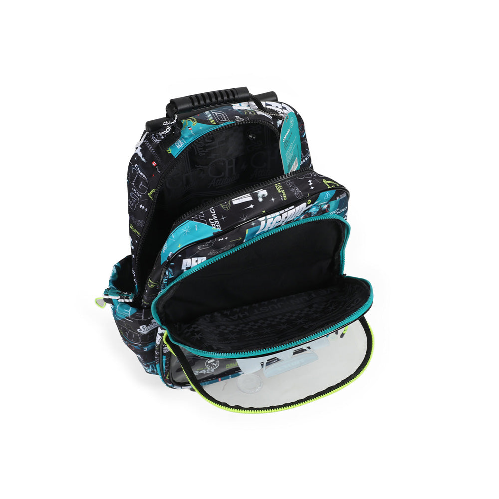 F1 Racing Car 18-Inch Trolley Backpack