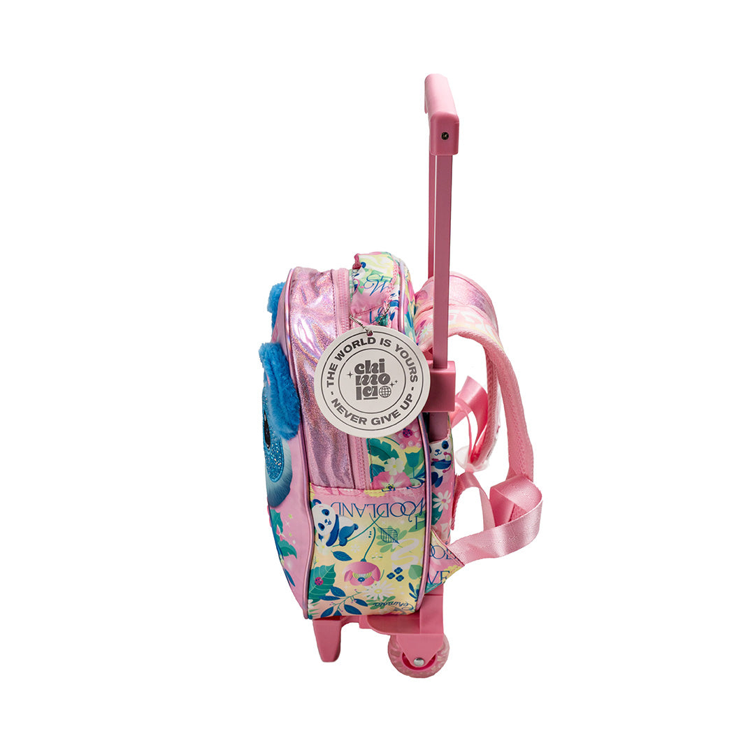 Little Panda 12-Inch Trolley Backpack