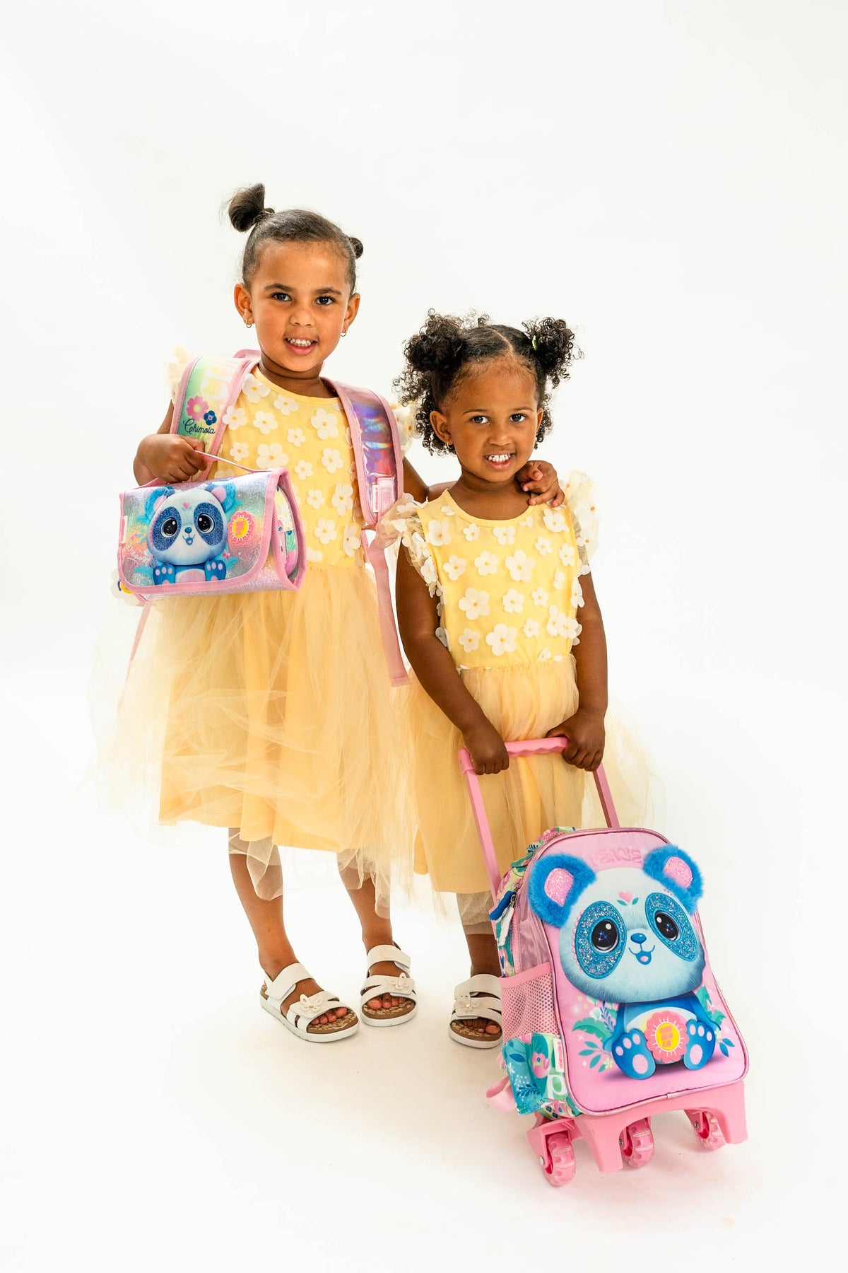 Little Panda 12-Inch Trolley Backpack
