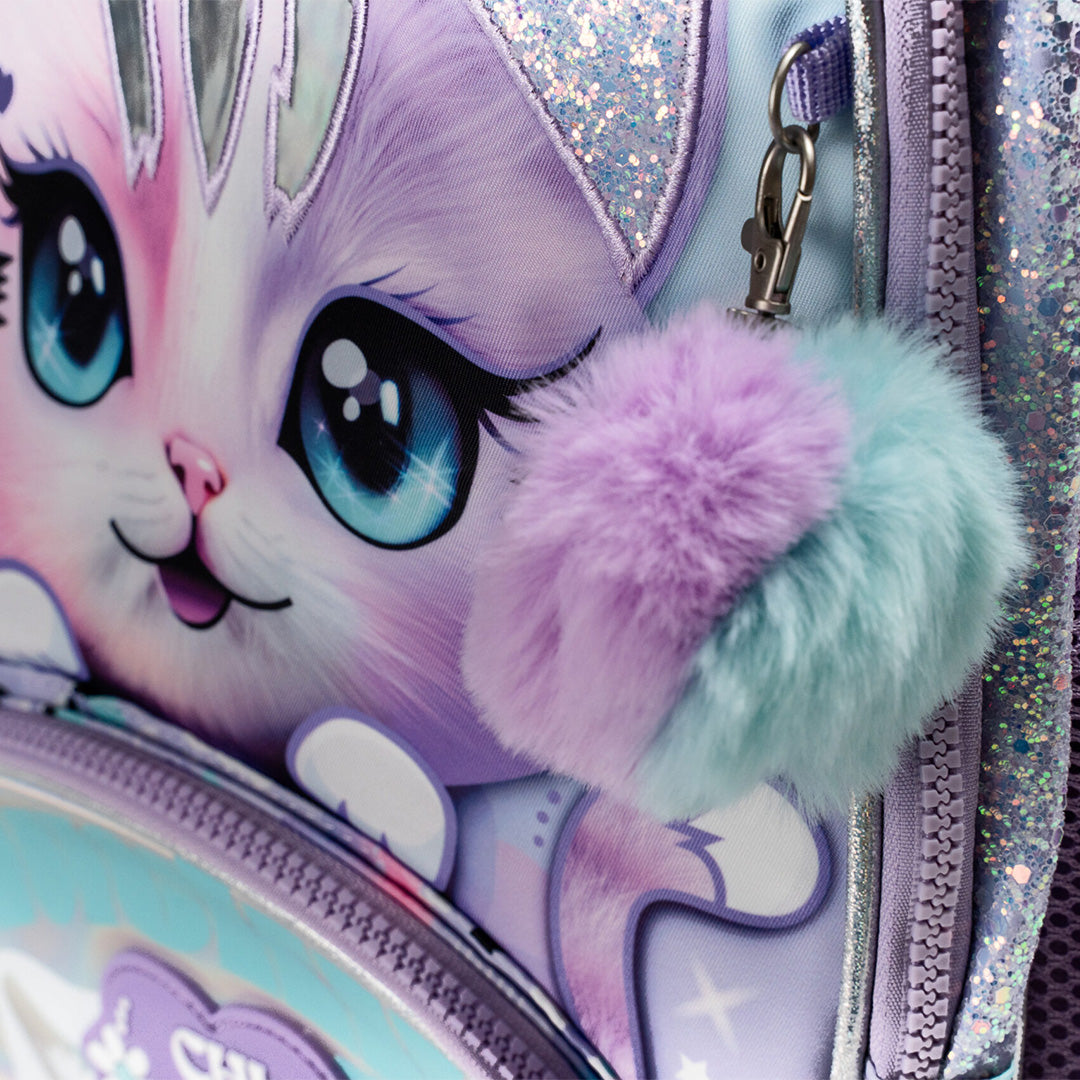 16-Inch Lucky Cat Trolley Backpack