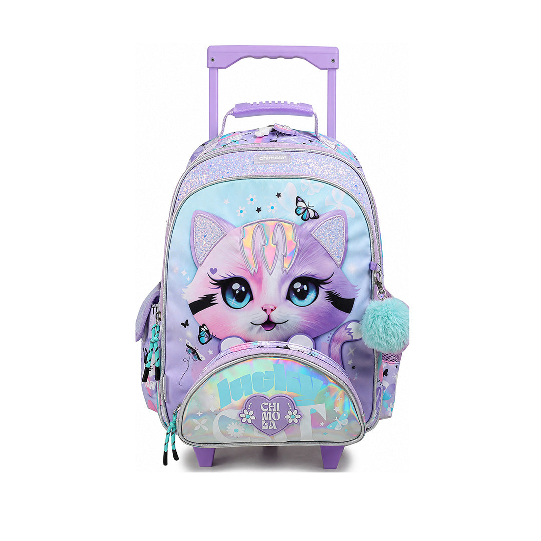 16-Inch Lucky Cat Trolley Backpack