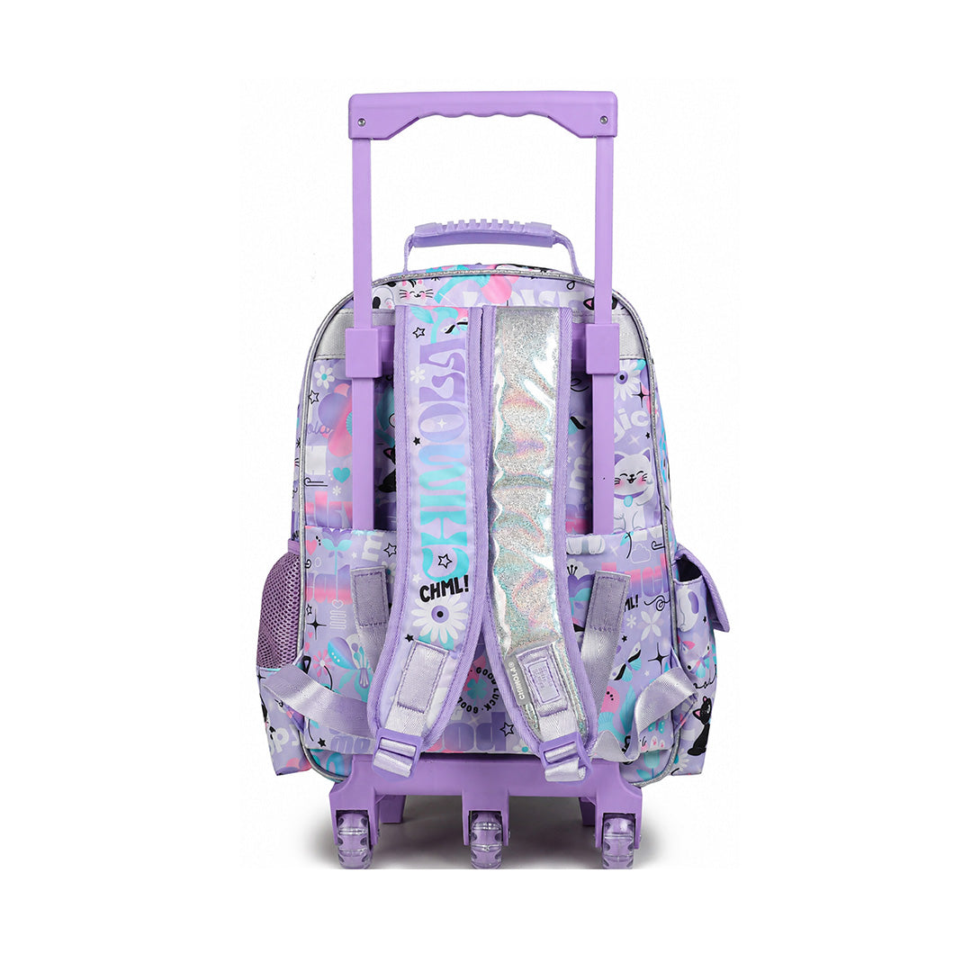 16-Inch Lucky Cat Trolley Backpack