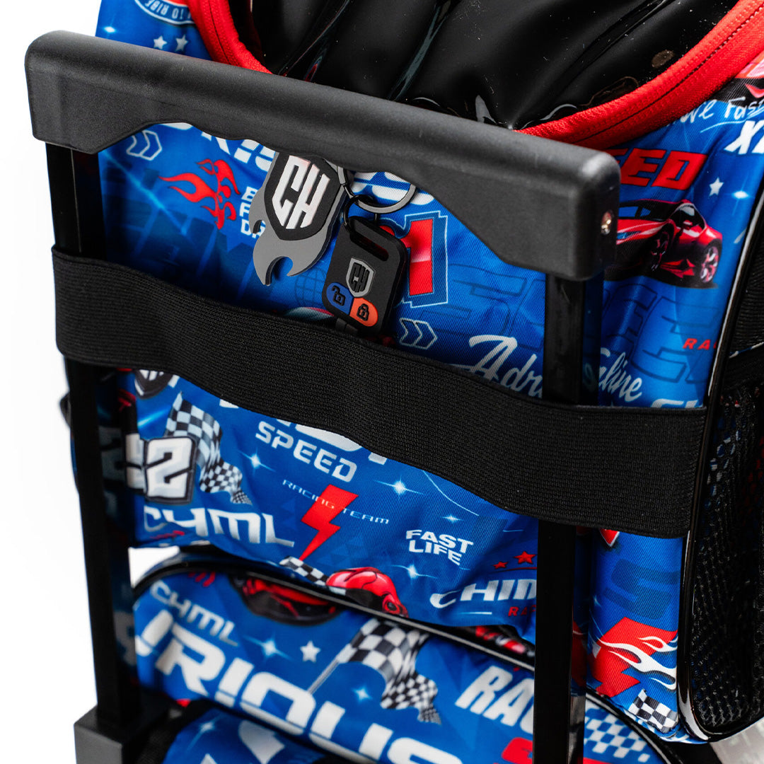 Racing Car 14-Inch Trolley Backpack