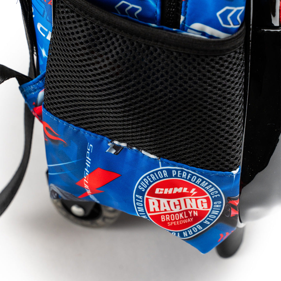 Racing Car 14-Inch Trolley Backpack