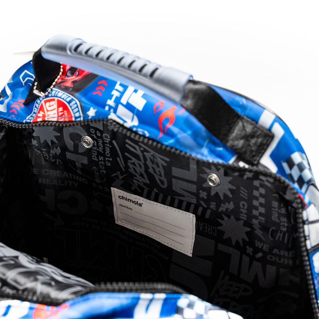 Racing Car 14-Inch Trolley Backpack